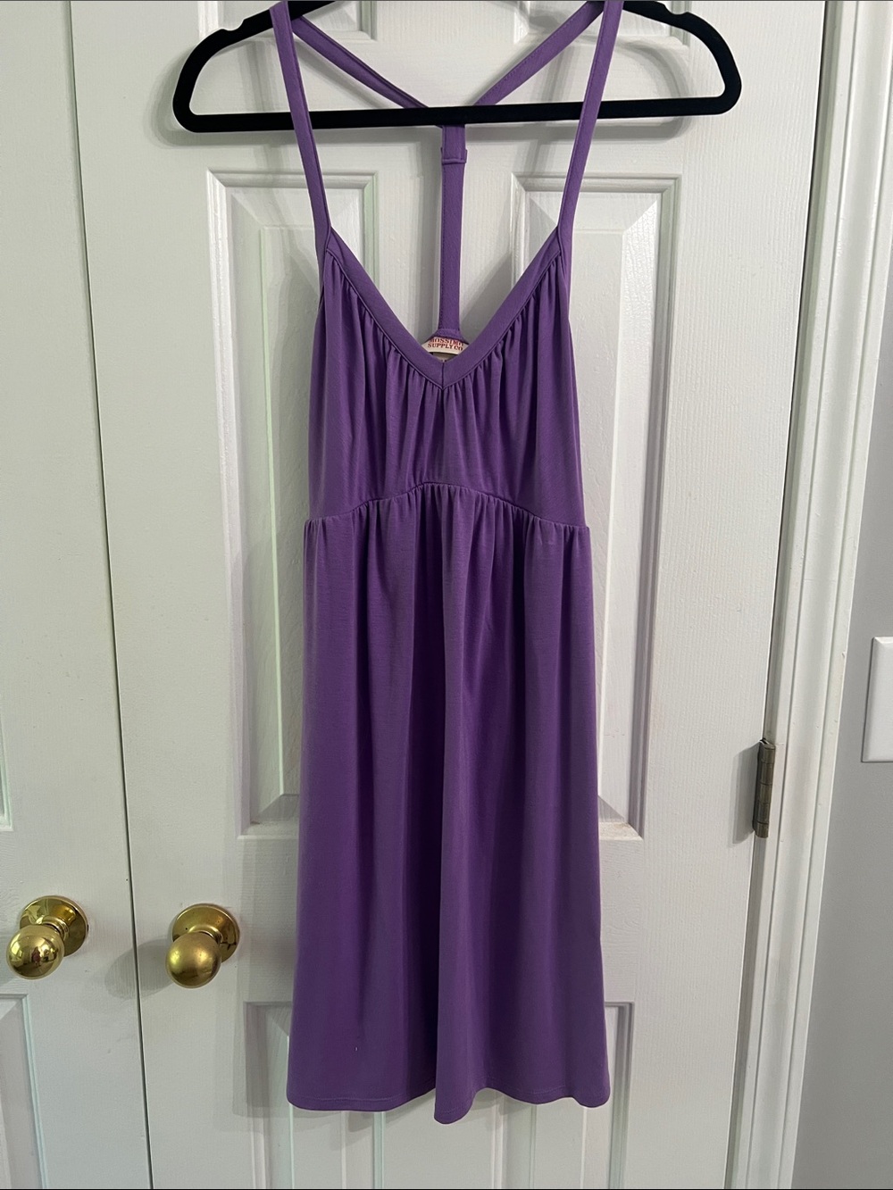 Mossimo Supply Co. Lavender T-Back Sleeveless Chemise